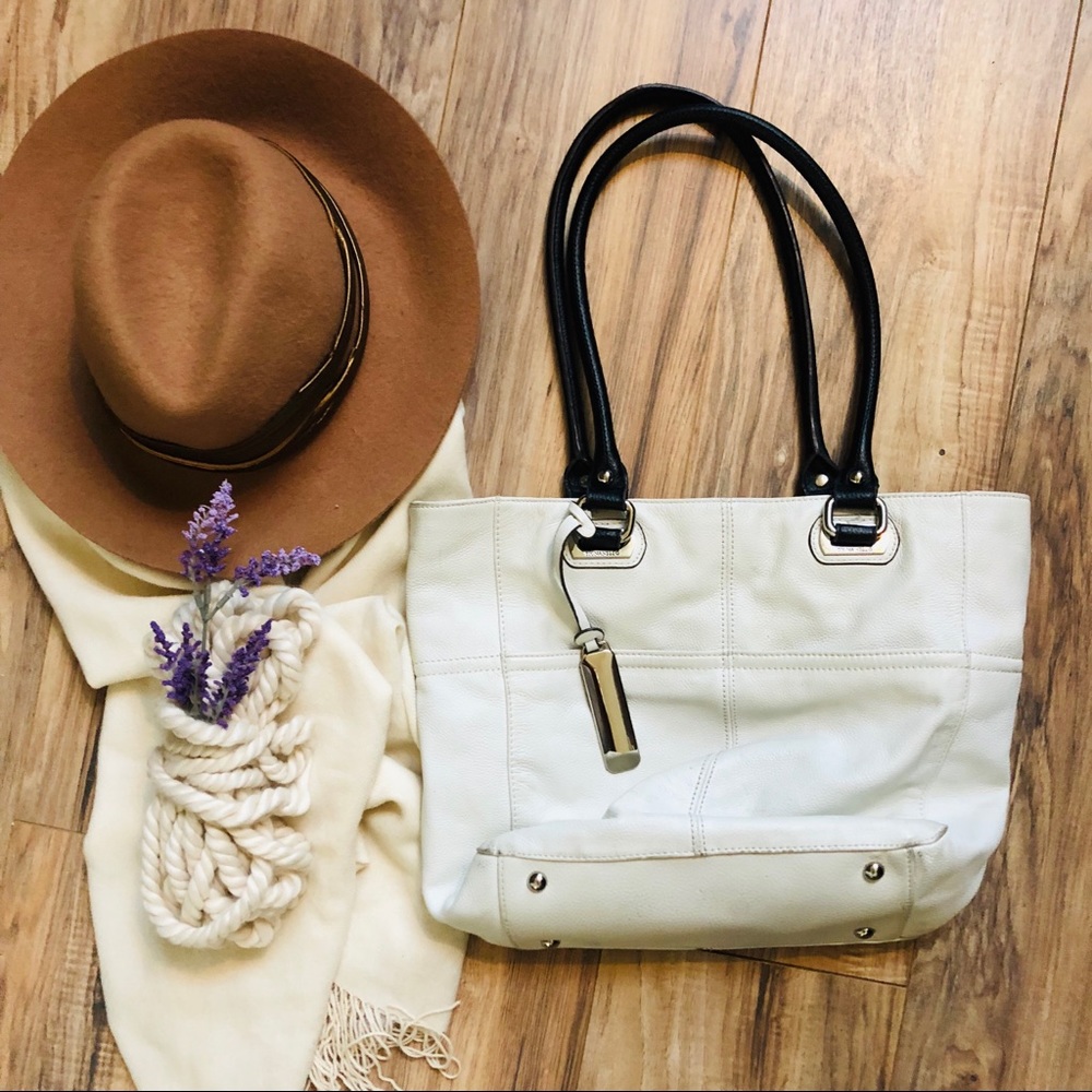 Tignanello white purse